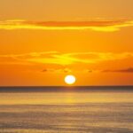 Picture of a classic Baja sunset, taken from a trailer park in Southern Baja